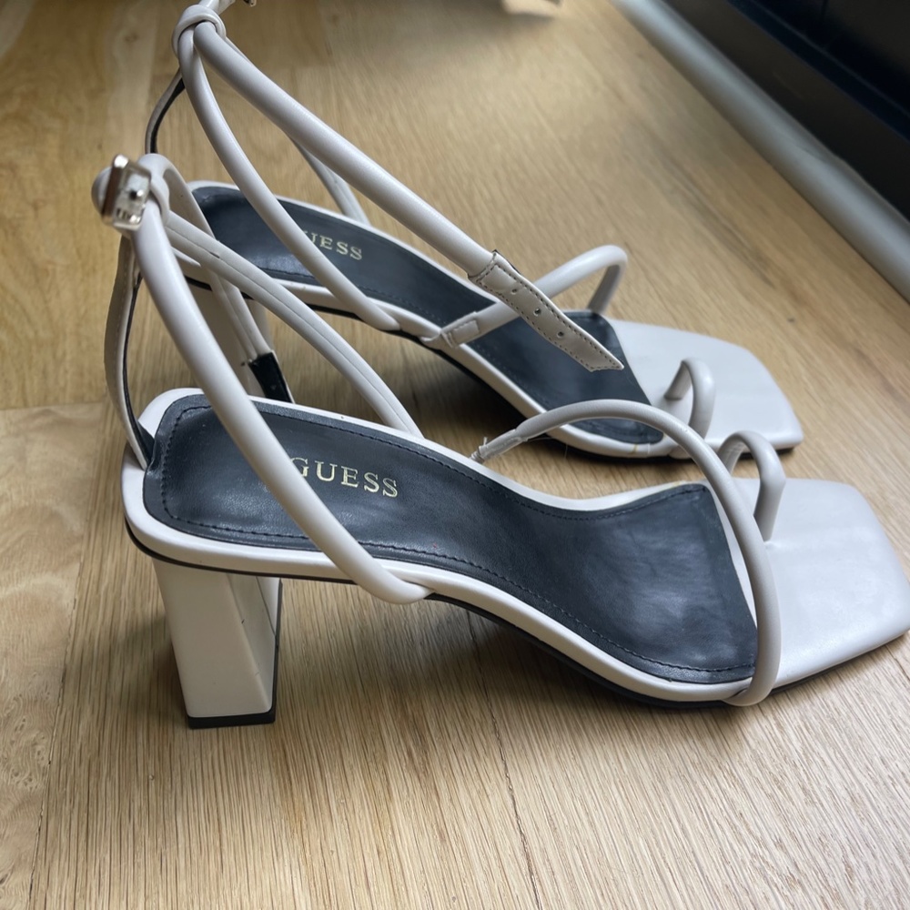 Guess Women's Aubrea Dress Sandals - White